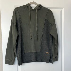 Buckle Army Green/Gray Hoodie